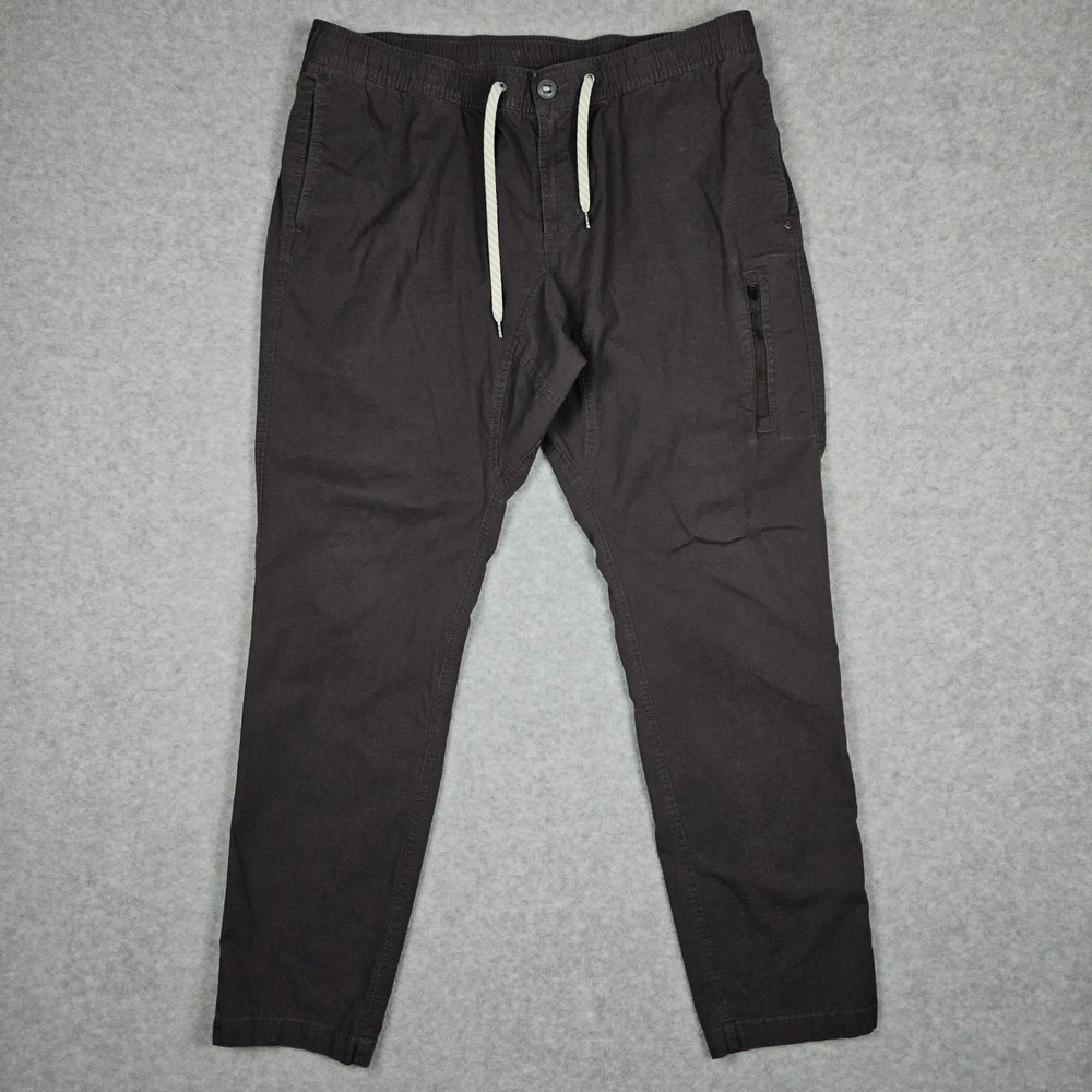 Vuori (Men's XXL) Gray Ripstop Climber Pants V412 Outdoor Hiking Utility Joggers